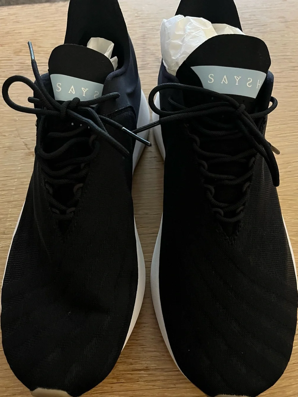 Saysh One Women's Black & White Sneaker – Allyson Felix